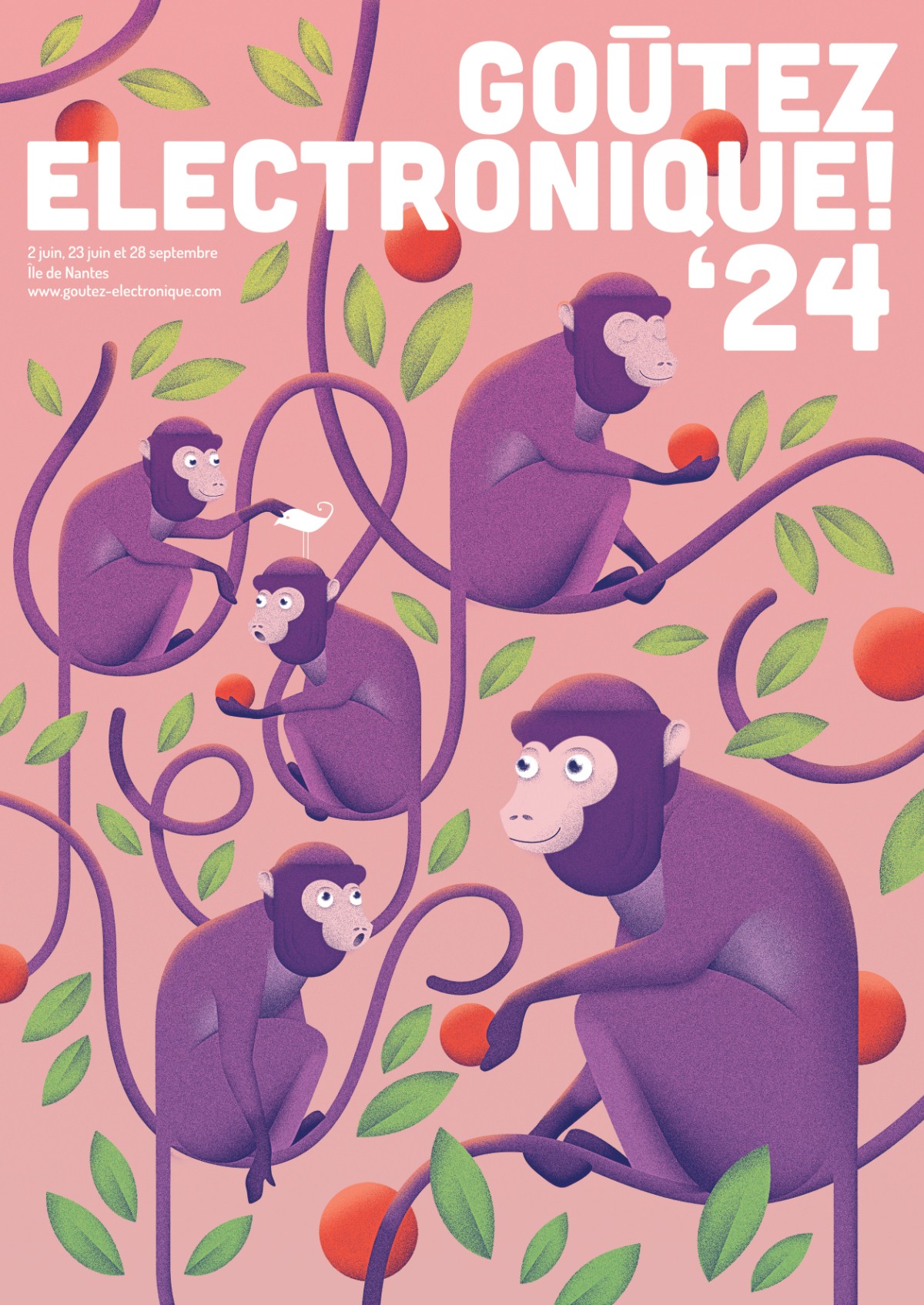 Affiche Goûtez Électronique 2024