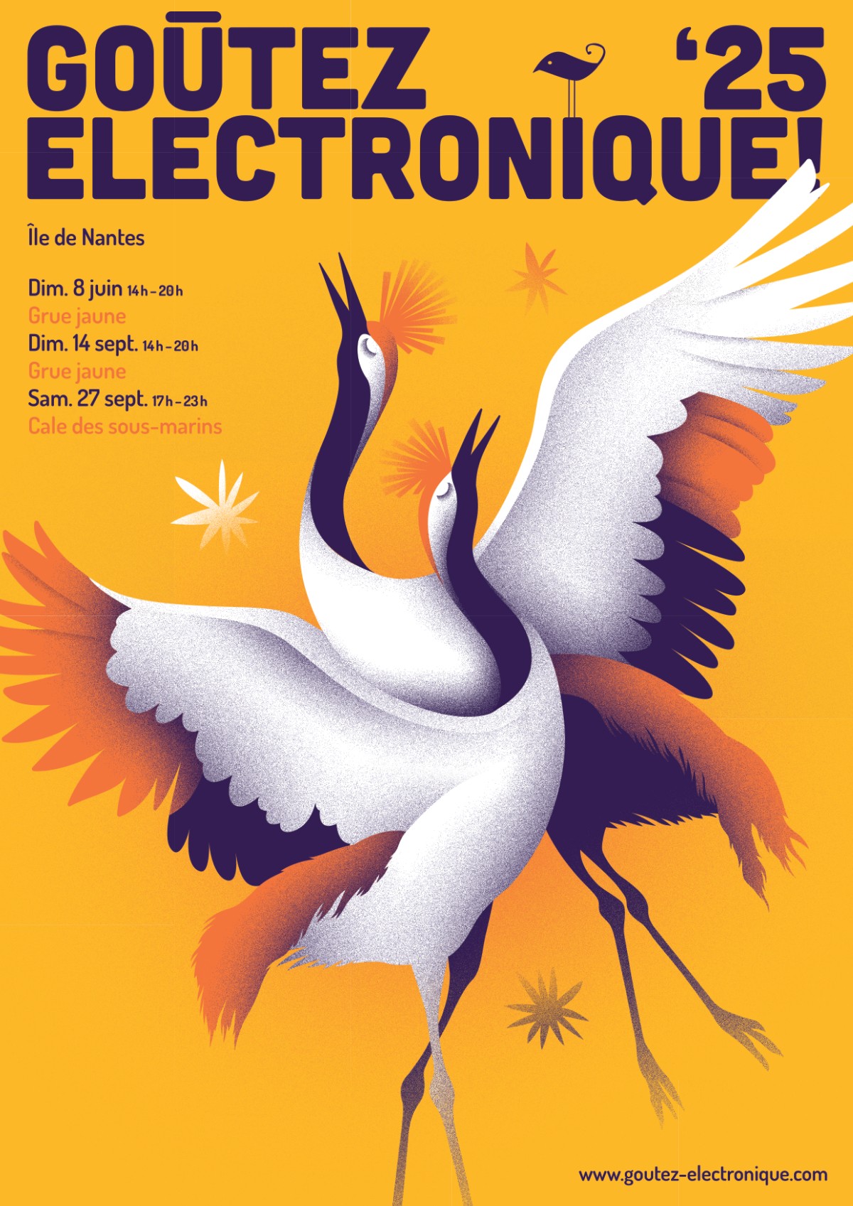 Affiche Goûtez Électronique 2025